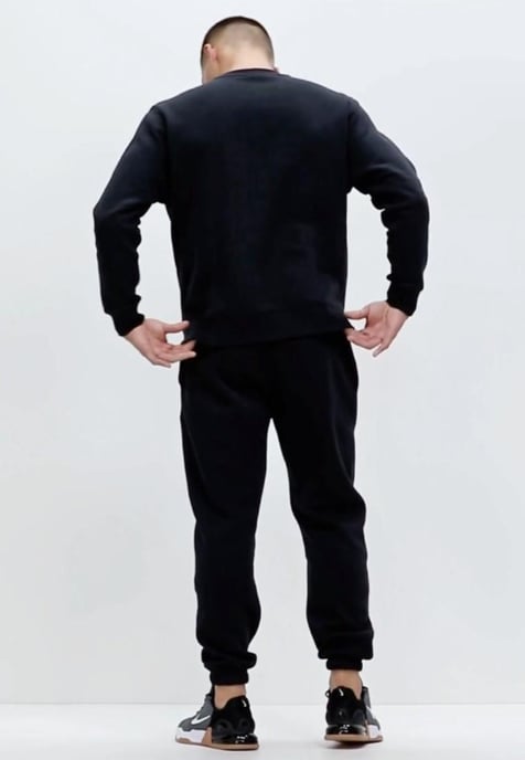 Nike Club Fleece Plus trainingspak met klein logo in zwart - Image 2