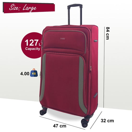 Soft 8 Wheel Luggage Light Travel Suitcases
