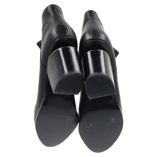 Alexander Wang Gabi Cutout Hak Enkellaarsjes van Zwart Leer - Image 6