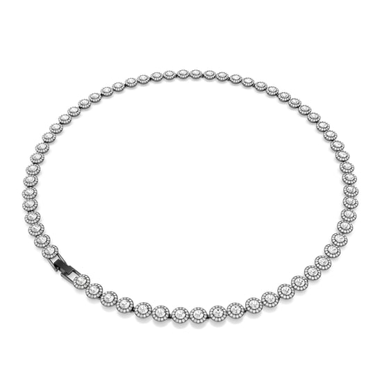 Swarovski 'Una' Dames Ketting van Basismetaal - Zwart 5681057 - Image 4