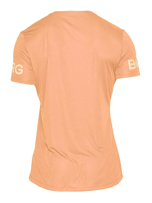 Björn Borg - Heren Lichte Korte Mouwen Trainings T-Shirt - Oranje - Image 2