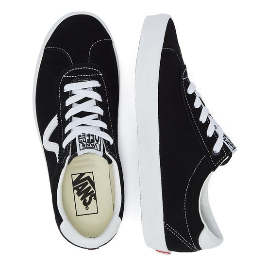 Vans Sport Laag Zwart/Wit Trainers - Image 6