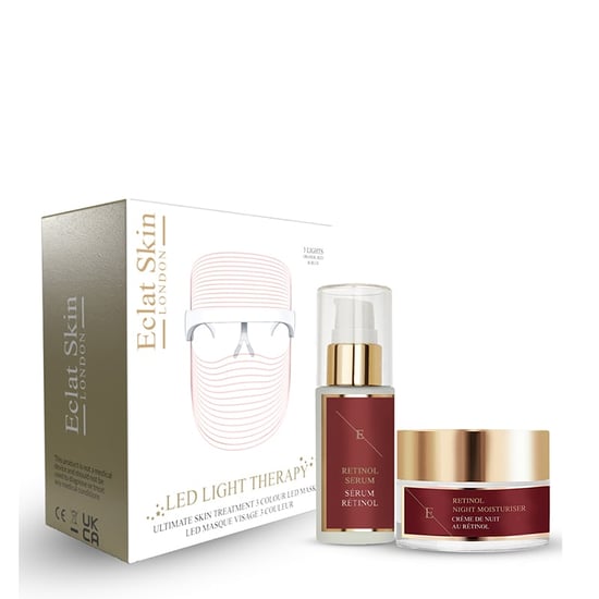 3 Colour Led Mask + Retinol Serum 30ml + Retinol Cream 50ml