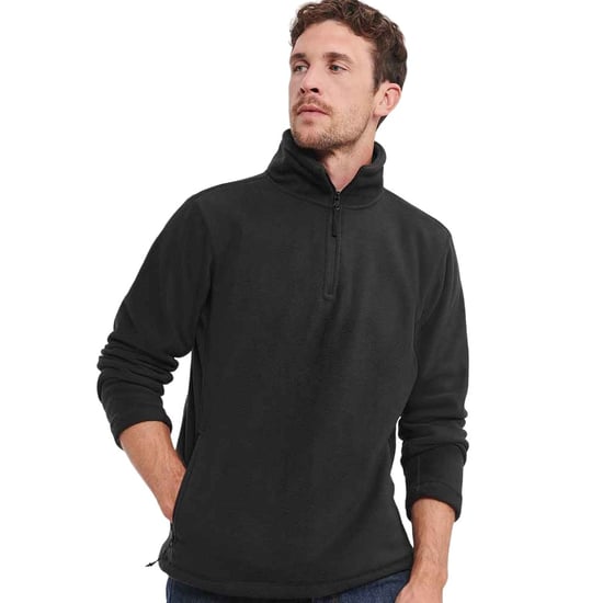 Russell Heren Ritssluiting Outdoor Fleece Top (Zwart) - Image 4