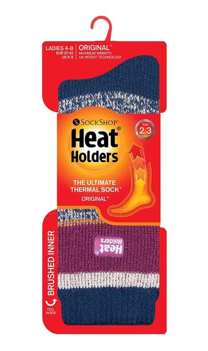 Heat Holders - Thermische sokken met damespatroon - Fleckney - Image 2