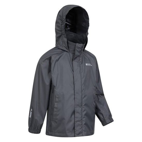 Mountain Warehouse Pakka II Waterdichte Jas voor Kinderen/Kinderen (Grijs) - Image 3