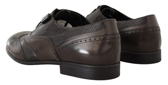 Dolce & Gabbana Bruine Huidleren Oxford Dress Schoenen voor Herren - Image 3