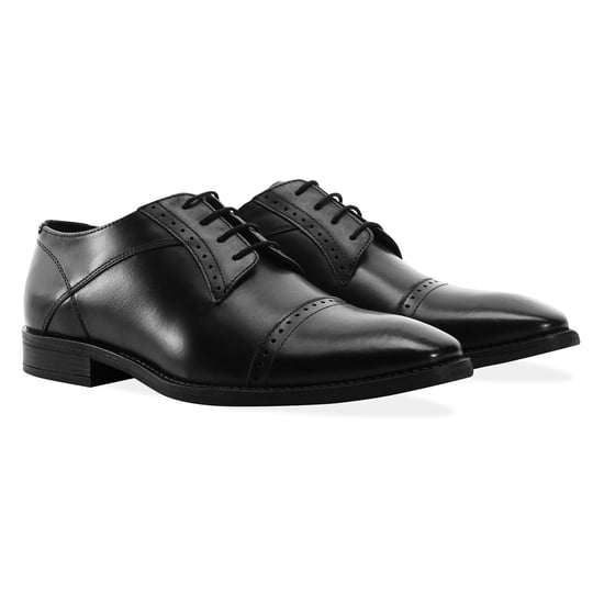 Redfoot Raymond Black Leather Derby Brogue