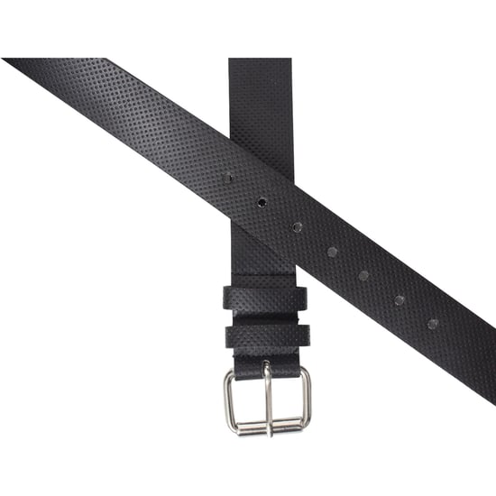Kruze Heren Zwart Reliëf Leren Riem - Image 3