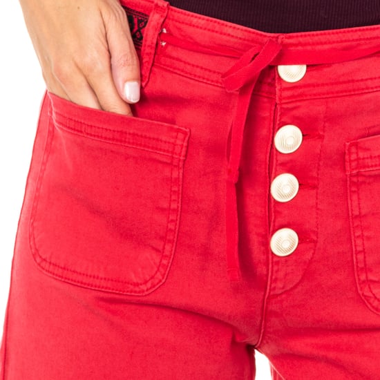 Shorts with hemmed bottoms and belt loops LWB001 women