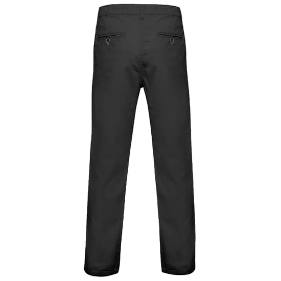 Asquith & Fox Heren Klassieke Casual Chinos/Trousels (Zwart) - Image 2