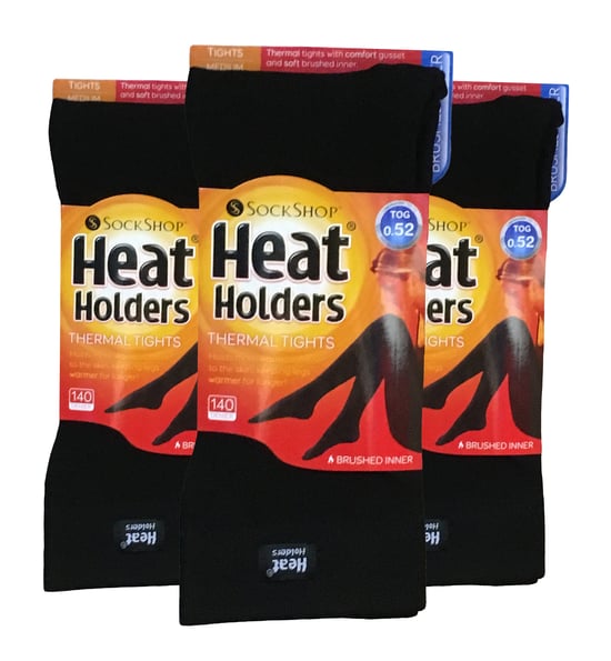 Heat Holders 3-pack dames zwarte thermo panty's - Zwart - Image 2