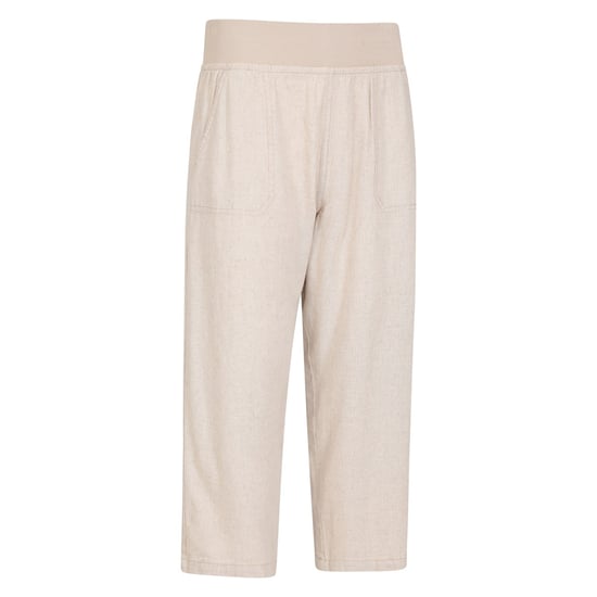 Mountain Warehouse Dames/Dames Skye Linnen Mix Capri (Beige) - Image 4