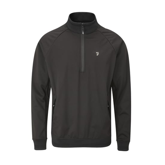 Farah Heren Kala Quarter Zip Jas (Zwart) - Image 1