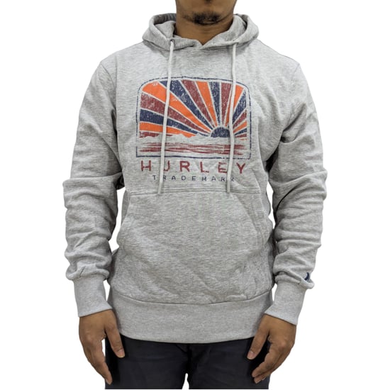 Hurley Mens Fleece Hoodie Casual Pullover Hooded