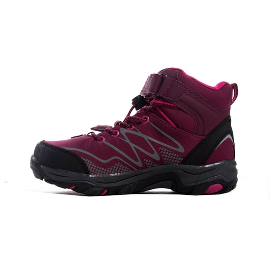 Hi-Tec Blackout Mid Polyester Soft Shell Meisjes Donkerroze/Fuchsia Wandelschoenen - Image 3