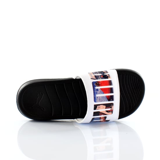 Puma Popcat Ukiyoe Mens White/Black Sliders