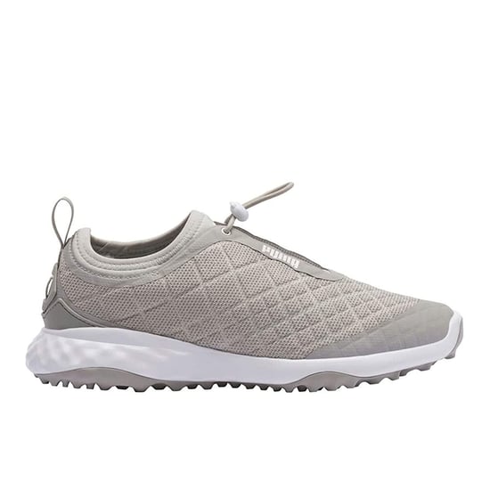PUMA Brea Fusion Sport Golf Slip-On Grey Synthetic Womens Trainers 192227 02