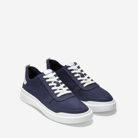 Cole Haan Grandpro Rally CA Cotton Blend Dames Marineblauw / Optic Wit Trainers - Image 1