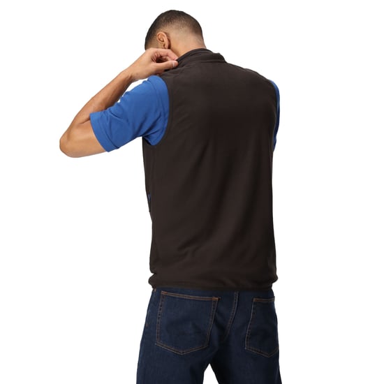 Regatta Mens Navigate Fleece Gilet (Black/New Royal)