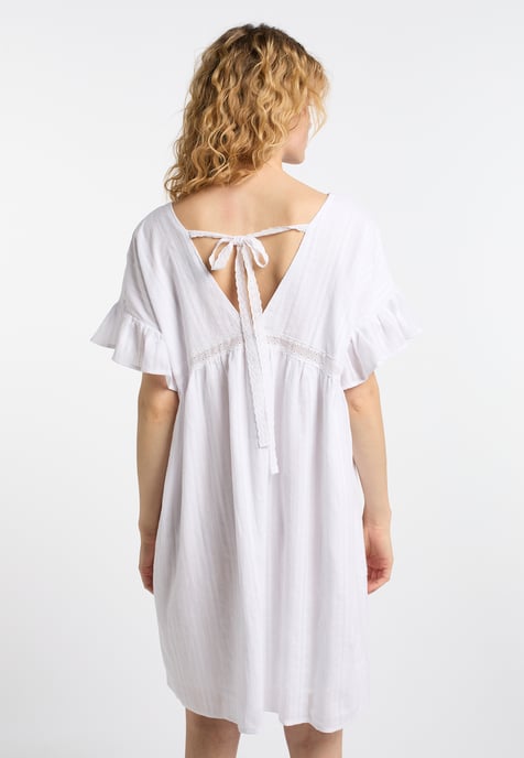 Dreimaster Jurk Dames wit - Image 4