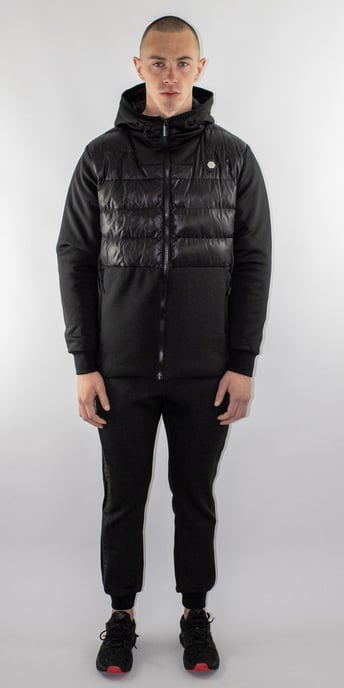 Mens D-Rock Tracksuit Set Padded Jacket and Cuffed Bottom