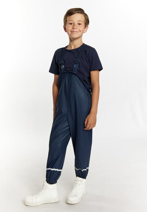 Schmuddelwedda Regenbroek gemaakt van gerecycled materiaal jongens (kinderen) marine - Image 2