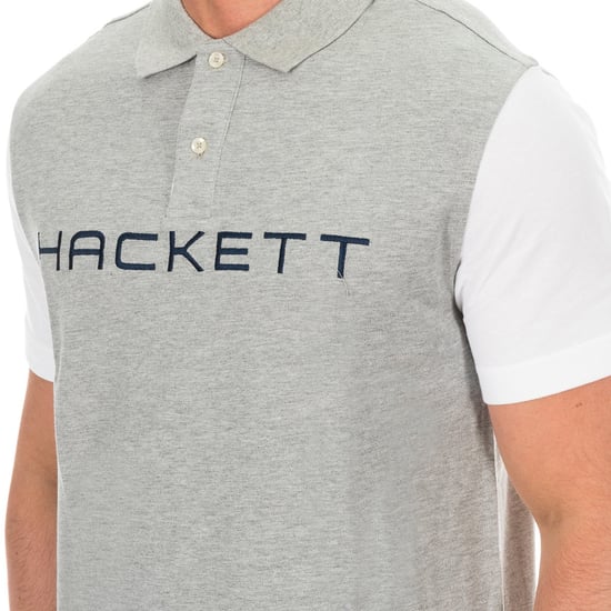 Men's short-sleeved polo shirt with lapel collar HMX1008B