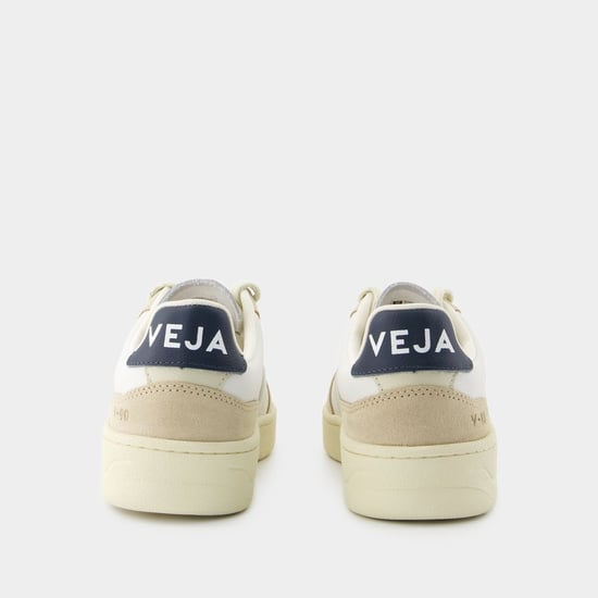 V-90 Sneakers - Veja - Leer - Steenwit - Image 2