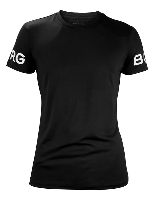 Björn Borg - Heren High Performance Korte Mouwen T-Shirt - Zwart - Image 1
