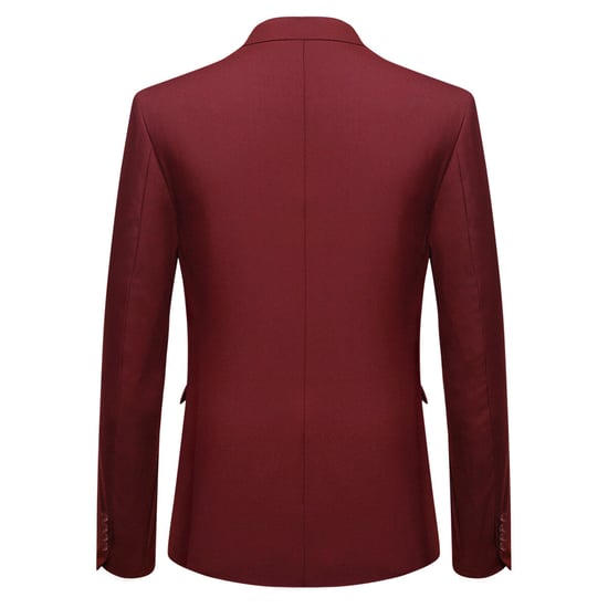 Classic Red Blazer Two Buttons Blazer