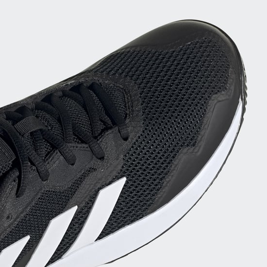 Men's adidas Courtjam Control Tennis Shoes in Black - Image 5