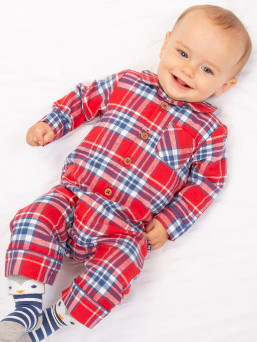 Kite Clothing Plaid Romper