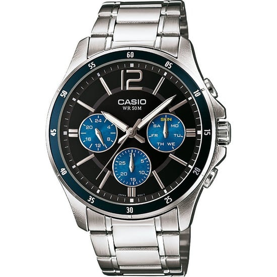Casio Casio Collectie Heren Zilveren Horloge MTP-1374PD-2AVEF - Image 1