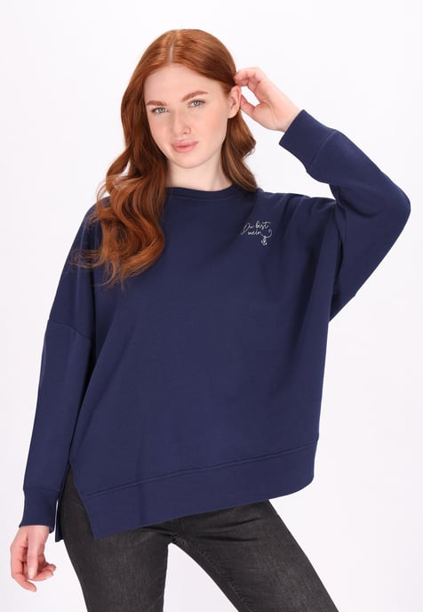 Dreimaster Sweatshirt Dames marine - Image 3