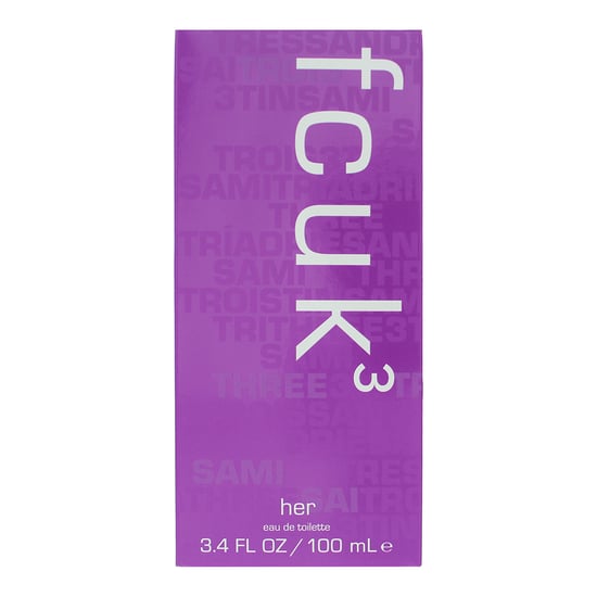 FCUK 3 Her Eau De Toilette 100ml