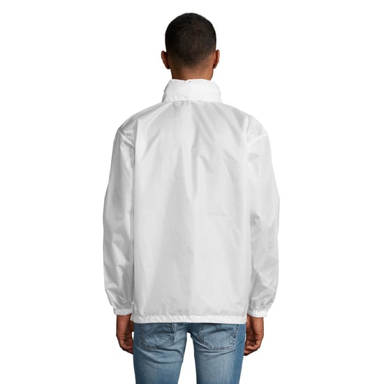 SOLS Unisex windjack met shift voor volwassenen (Wit) - Image 2