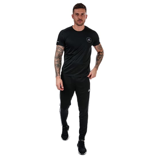 Men's adidas Own The Run Club T-Shirt in Black