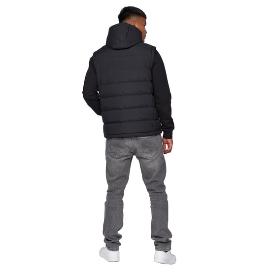 Crosshatch Heren Kampnew Gilet met reliëf (Zwart) - Image 2