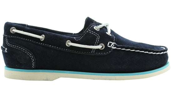 Timberland Earthkeepers EK Classic Womens Boat Shoes Navy Blue Suede 8223A B78D