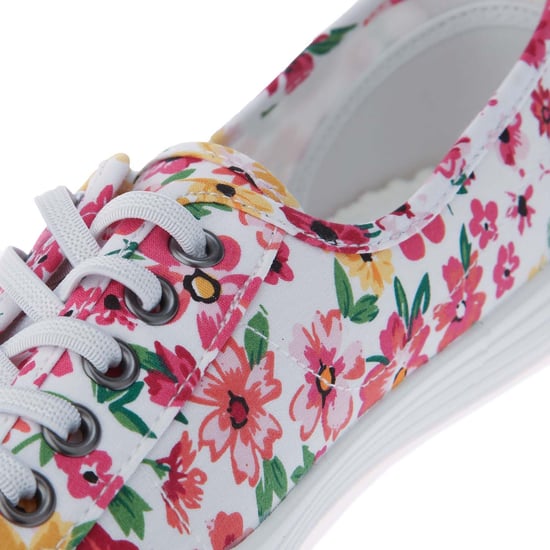 Rocket Dog Chow Chow Margate Bloemen Casual Slip On Dames Meisjes - Image 5