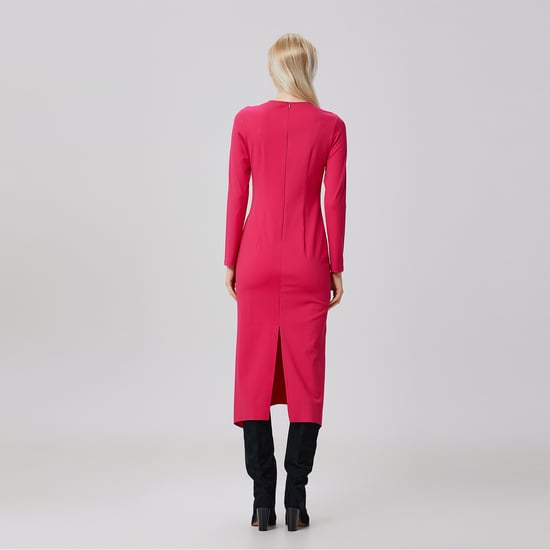 Jurk met asymmetrische structuurlijnen - Image 6