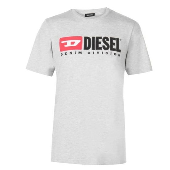 Diesel T-Diego-Division Logo Grey T-Shirt