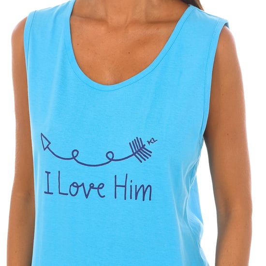 I Love Him sleeveless pajamas KL45201 women