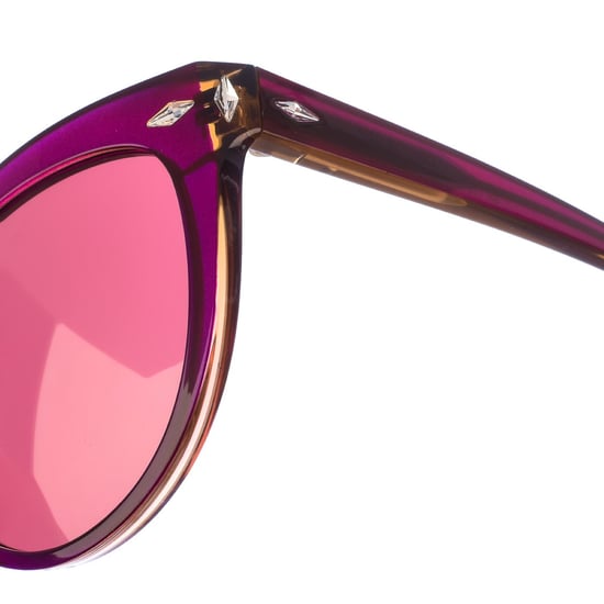 Oval-shaped metal sunglasses SK0176S women