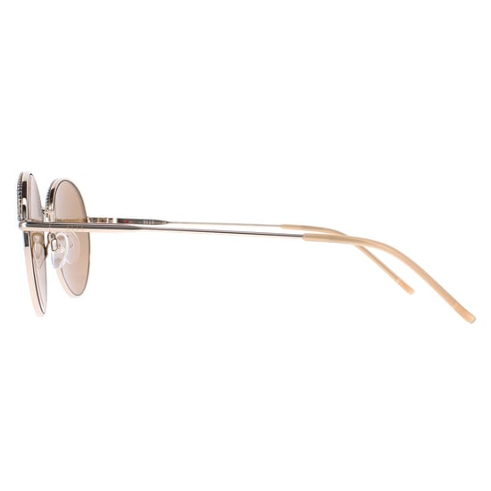 Elle Round Womens Gold Brown 14908