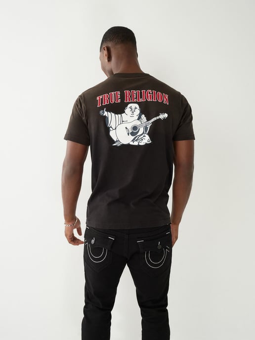 Buddha Washed Tee in Black