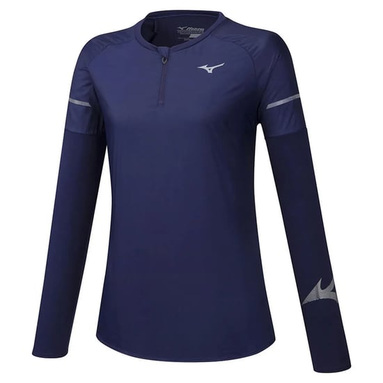 Mizuno Hineri Hybrid Womens Navy Top