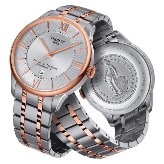 Tissot Chemin Des Tourelles Heren Multicolor Horloge T0994072203801 - Image 4