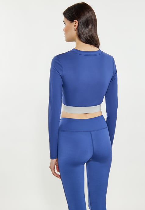 Mymo Longsleeve Dames kobalt blauw - Image 4